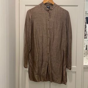 Eileen Fisher linen silk tunic